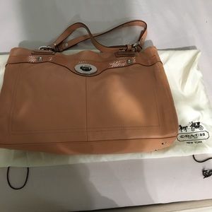 Coach leather handbag